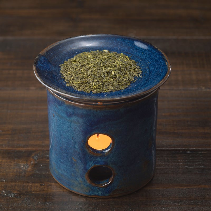 茶香炉「瑠璃色」【福島市 ちゃわん屋 磨久】 | Monmo良品【福島県産品