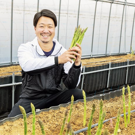 期日指定配達OK！極太アスパラガス｜陸奥(みちのく)産の竜髭菜(アスパラガス)「将軍」1kg【Good field farm(グッドフィールドファーム) 福島市】