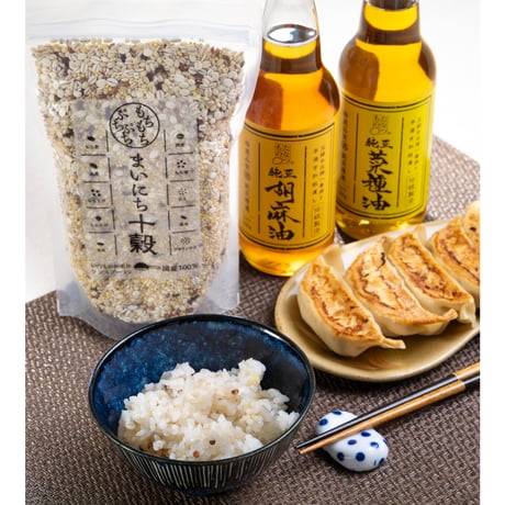 おうちごはんの極み！五感で味わうオイル＆雑穀セット【たなつものカンパニー　二本松市】