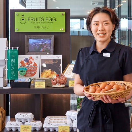 お菓子作りにもおすすめ｜洋菓子店の 平飼いたまご 「フルーツエッグ」20個【レパコ　福島市】