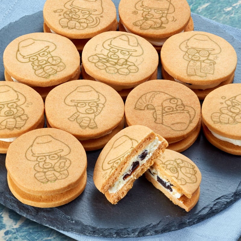 巨峰レーズンの濃厚さがアクセント｜しゃがむ土偶のレーズンサンド 10