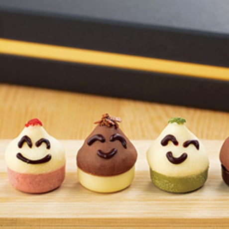 起き上がり小法師をかたどったチョコ｜チョコレート「こぼしのえがお」２箱セット【月光(つきのひかり)　喜多方市】