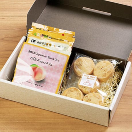無添加・無香料の和紅茶｜くだもの和紅茶とクッキー  お試しセット　【3BS Tea Factory　郡山市】