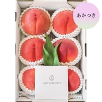 まもなく終了！＜7/20まで予約受付中＞【常温便】「吟壌桃」あかつき【フルーツファームカトウ 福島市】