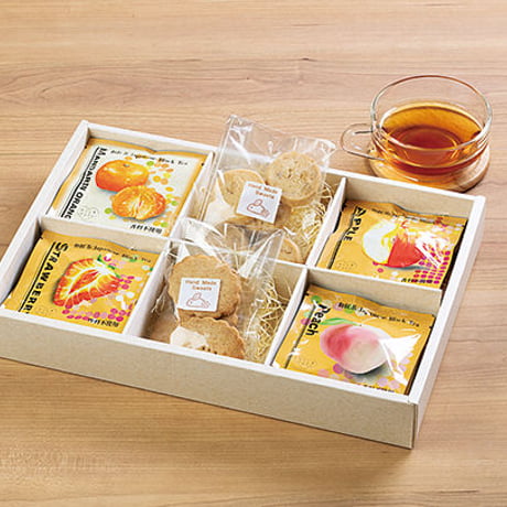 無添加・無香料の和紅茶｜くだもの和紅茶とクッキーセット　【3BS Tea Factory　郡山市】