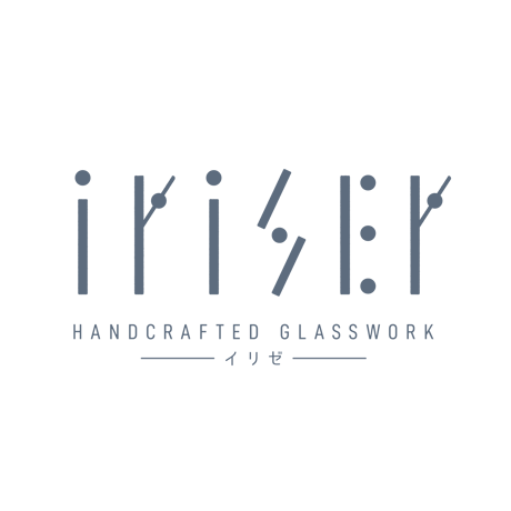 ニッケルフリー加工｜「ミズアオイ」ネックレス・イヤリング(ピアス)セット【アトリエ iriser-イリゼ-　南相馬市】