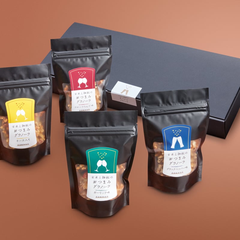 玄米と雑穀のおつまみグラノーラ4種【原電子工業 福島市】 | Monmo