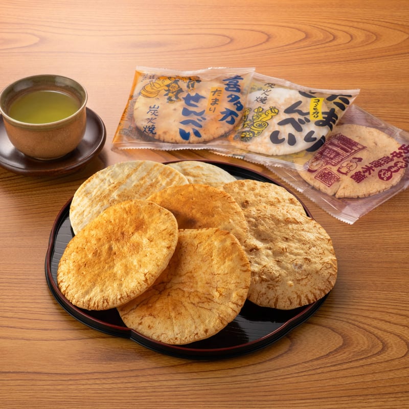 たまりせんべい食べ比べセット【山中煎餅本舗 喜多方市】 | Monmo良品