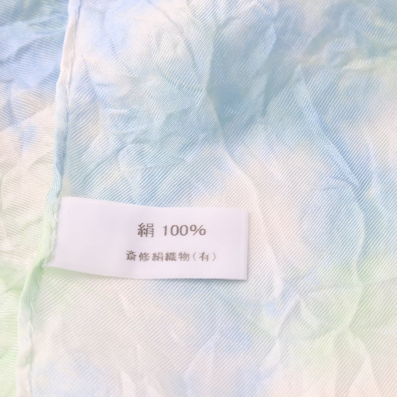 優れた温性と吸湿性｜川俣シルク 羽二重ストール (大) 【斎脩絹織物