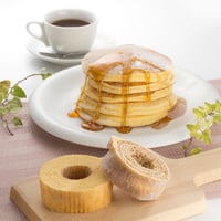 福島県産米「天のつぶ」使用｜ごえんバウム＆おうちで作るパンケーキセット【バウムラボ樹楽里　福島市】