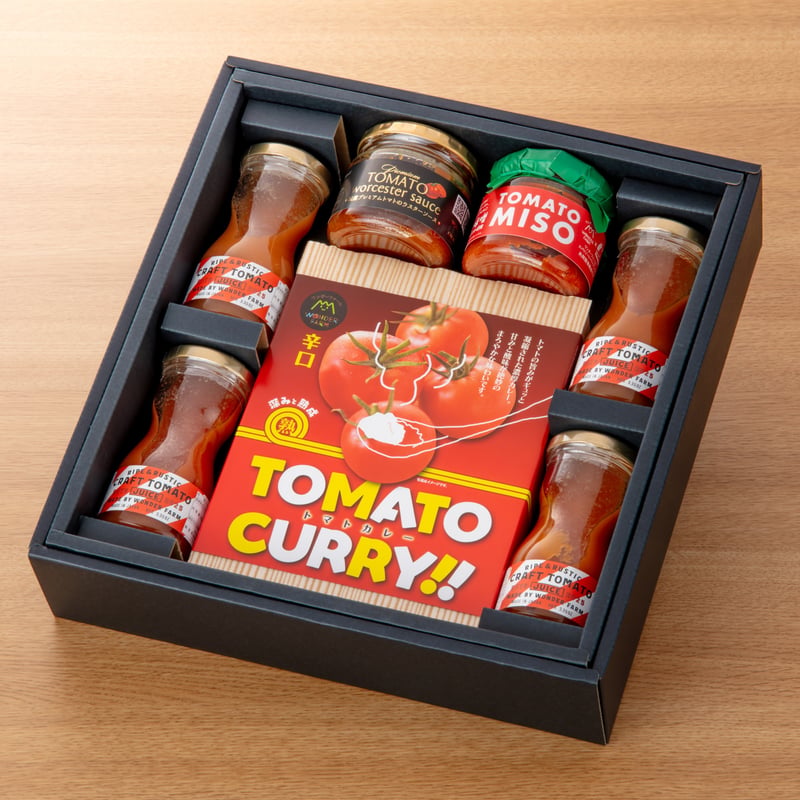 まい②若泉ファーム赤 トマト尽くしのバラエティーセット｜トマトカレーセット【ワンダー
