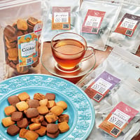 紅茶専門店が作るクッキーと紅茶のセット｜クッキーと2種選べる紅茶のセット【紅茶と焼菓子 アールグレイ　福島市】