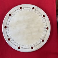 締め太鼓皮 一枚 四丁掛 直径（37㎝） | 畑元太鼓店