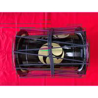 担ぎ桶　革2枚 担ぎ桶 革2枚 担ぎ桶胴太鼓