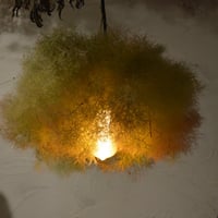 【販売品】スモークツリーのもこもこシャンデリア