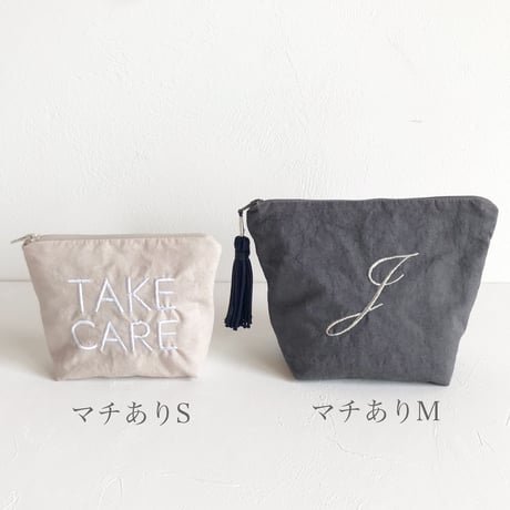【オーダー】レタリングポーチ・Sサイズ