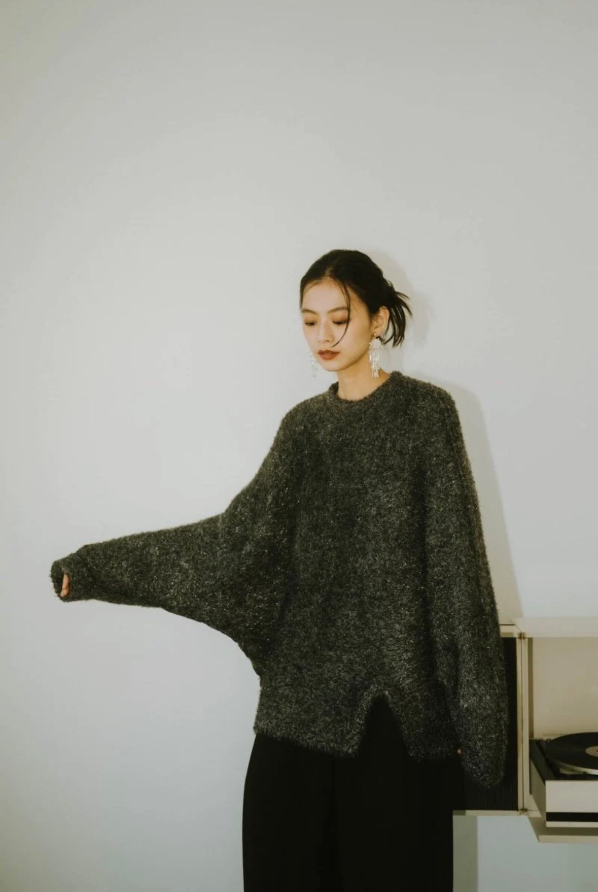 Knuth Marf accent knit pullover(unisex)/lame | 