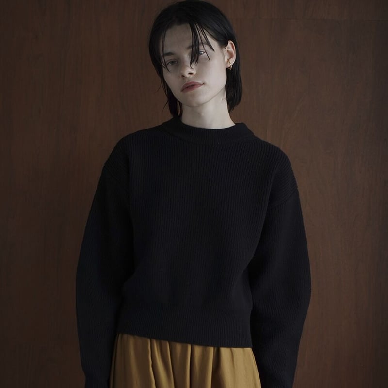 CLANE BASIC DROP SHOULDER KNIT TOPS 〖 size1〗 | 