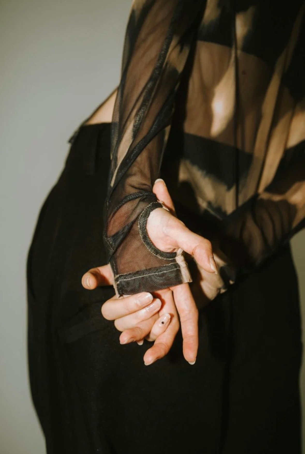 トップス Knuth marf paint sheer high neck tops paint sheer high neck tops/4color | KNUTH MARF