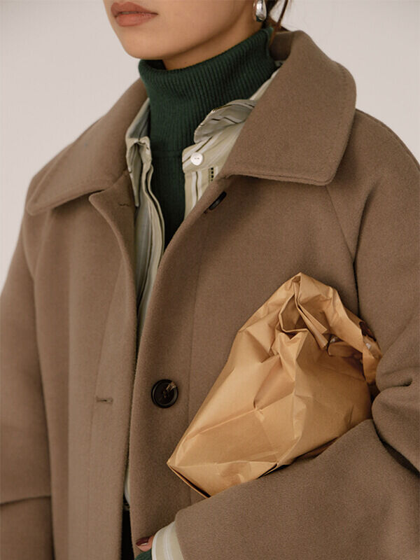 CREDONA ラグランオーバーコート | moa.online store CREDONA ラグランオーバーコート | moa.online store
