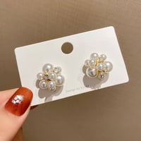 パール スタッドピアス