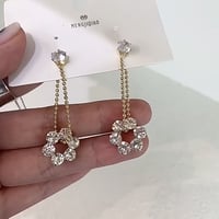 クリアストーン ピアス