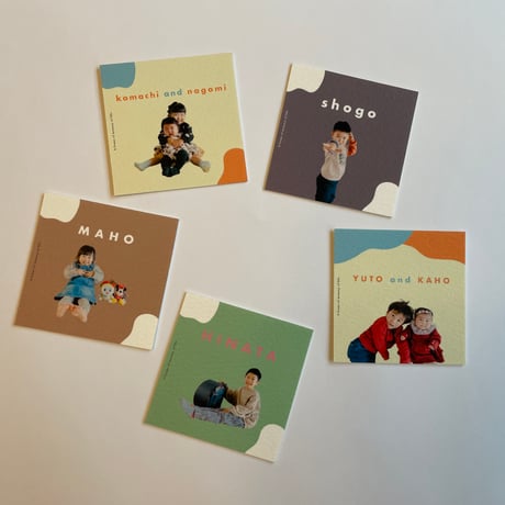 ミニカード〈写真イラスト〉2枚入り