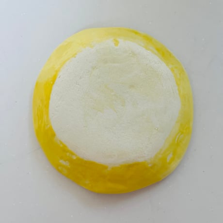 ラウンドプレートM  yellow7