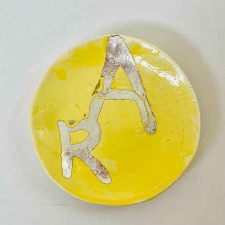 ラウンドプレートM  yellow5