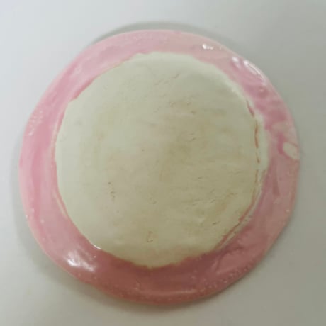 リムラウンド皿　pink 1