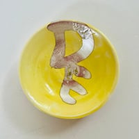 豆皿　yellow 3