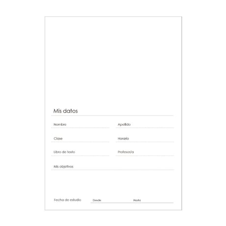 動詞活用ノート　Cien