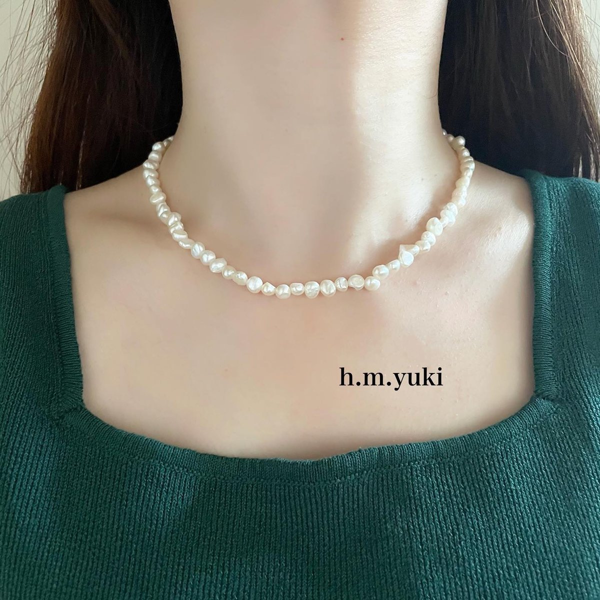 再販】silver925 不揃い淡水パールネックレス | h.m.yuki