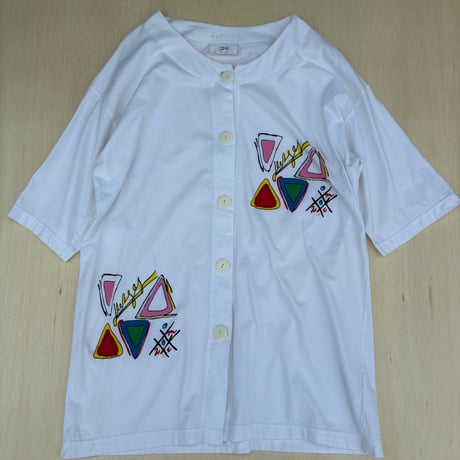 キラキラビーズ付き70sロングTシャツ