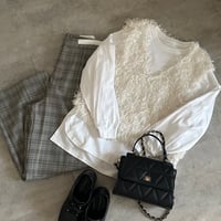 [431946]2WAYリボンヤーンベスト