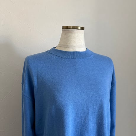 [352-25502]コットンカシミヤニット
