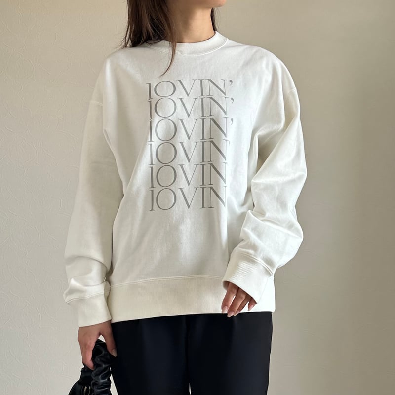 a11-005]LOVIN'ロゴトレーナー | MORE