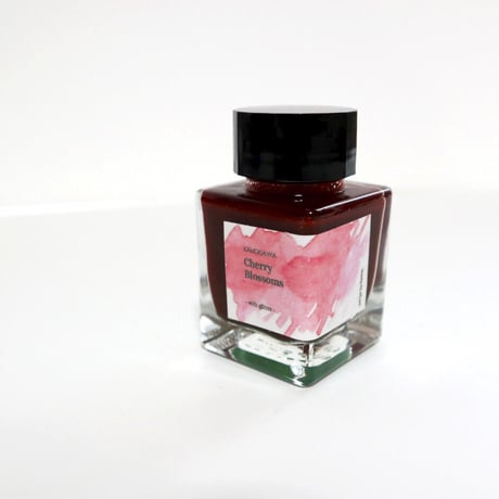 【プロモーション】筆屋-ぺんや- インク 30ml KAMOGAWA CherryBlossoms【ラメ入り】