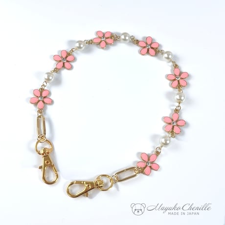 【限定】お花ストラップ ピンク