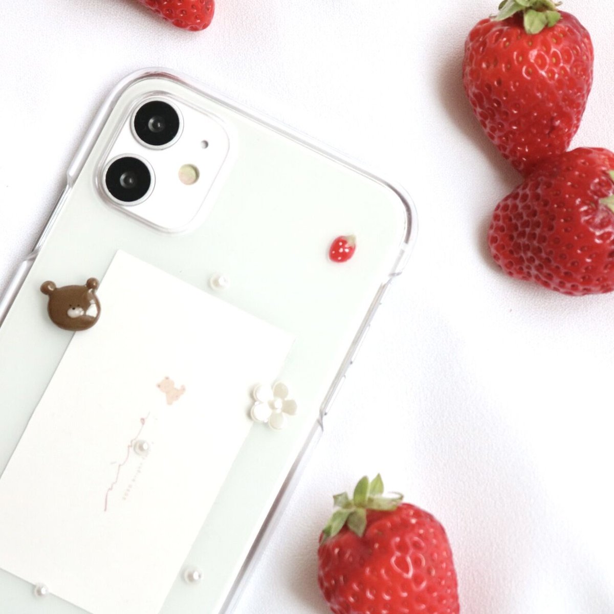 2022♡spring♡いちごくまちゃんcase♡ | Bright future nina 2022♡spring♡いちごくまちゃんcase♡ | Bright future nina