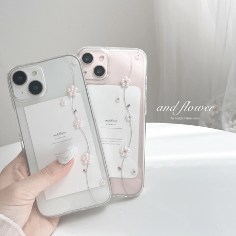 pearl flower design case🌷