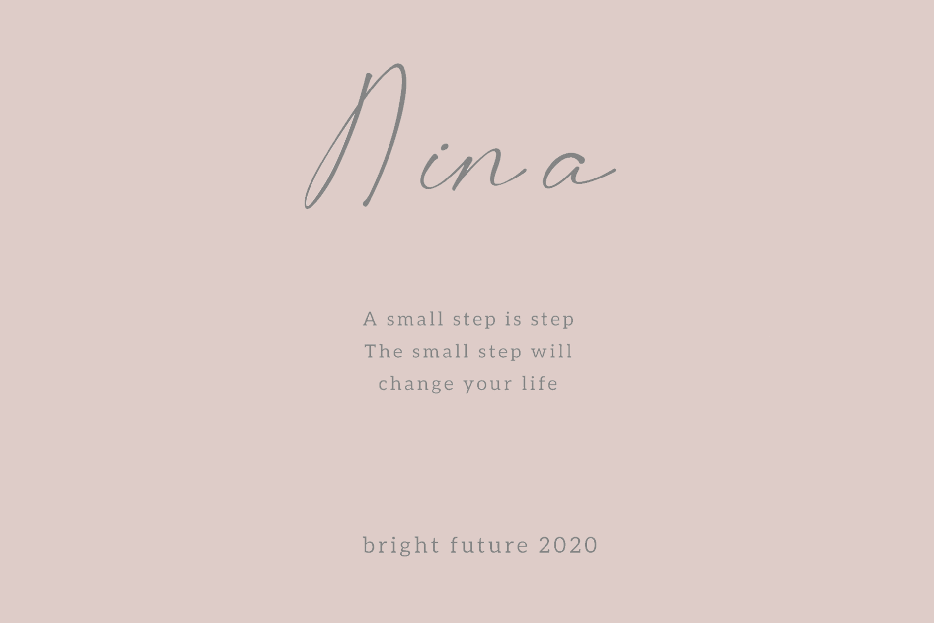 Bright future nina