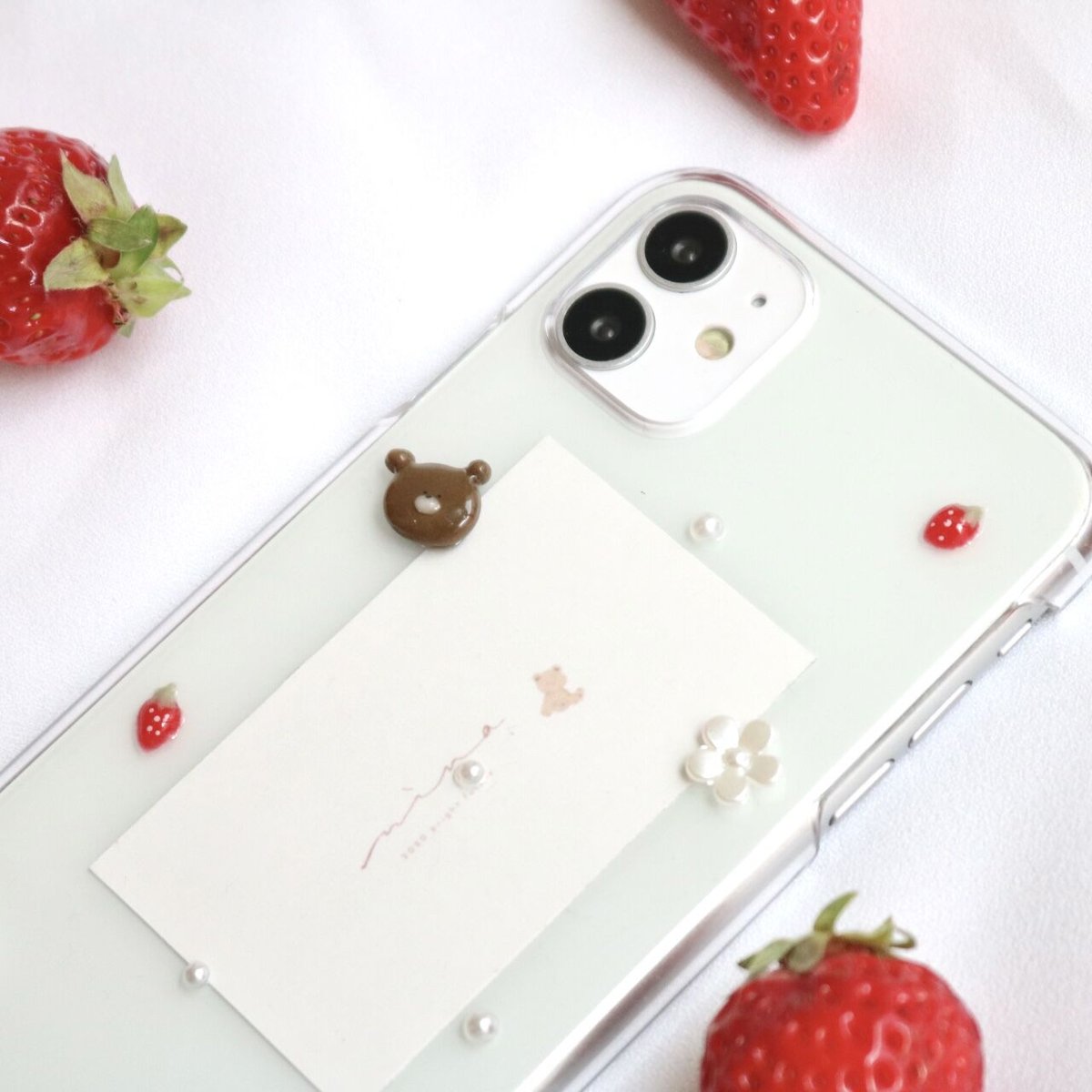 2022♡spring♡いちごくまちゃんcase♡ | Bright future nina 2022♡spring♡いちごくまちゃんcase♡ | Bright future nina