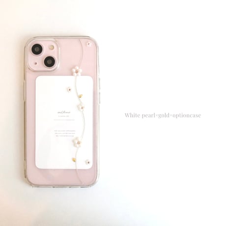 pearl flower design case🌷