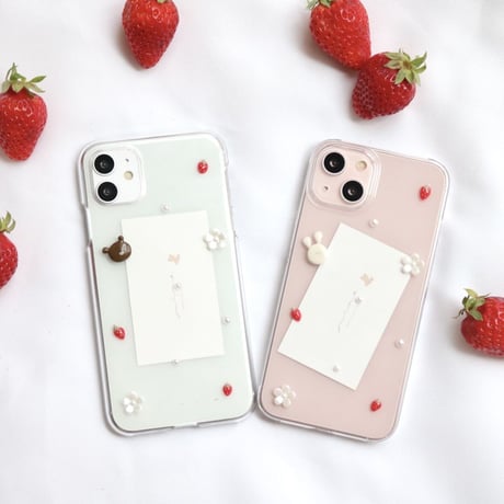 2022♡spring♡いちごくまちゃんcase♡
