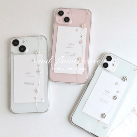 pearl flower design case🌷