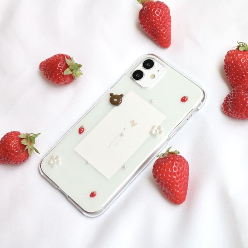 2022♡spring♡いちごくまちゃんcase♡ | Bright future nina 2022♡spring♡いちごくまちゃんcase♡ | Bright future nina