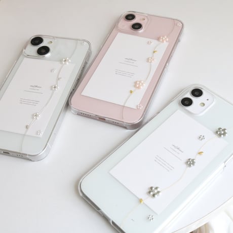 pearl flower design case🌷