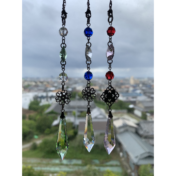 サンキャッチャー スワロフスキーレイジアント89mmシマーアウトレット