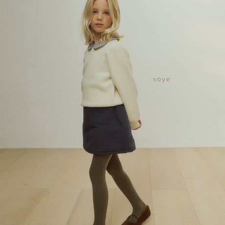 即納【soye kids】down pocket skirt